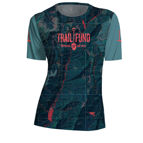 TF Short Sleeve Women's Riding Top "Topographic"