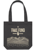 Trail Fund Canvas Tote Bag.  Limited Edition