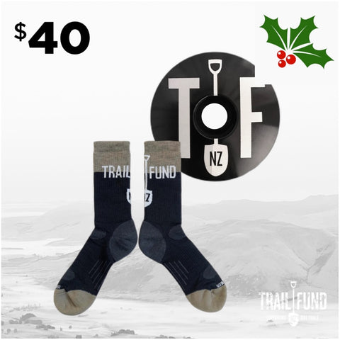 Xmas $40 bundle - TF Stem cap and TF merino socks