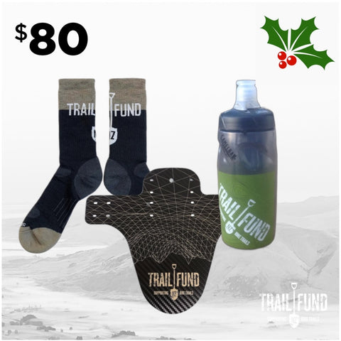 Xmas $80 bundle - socks, bottle and mudguard