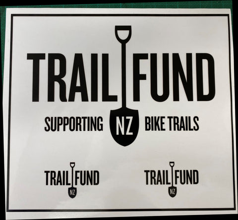 Trail Fund NZ Vinyl Stickers 2021